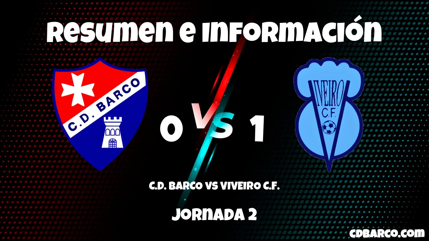 Imagen de caratula de seríe C.D. BARCO vs VIVEIRO C.F.