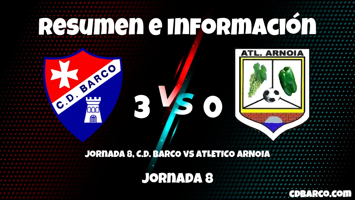 Imagen de caratula de seríe Jornada 8, C.D. BARCO vs ATLETICO ARNOIA
