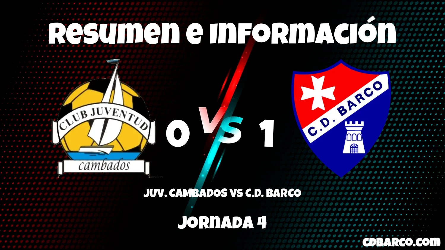 Imagen de caratula de seríe JUV. CAMBADOS vs C.D. BARCO