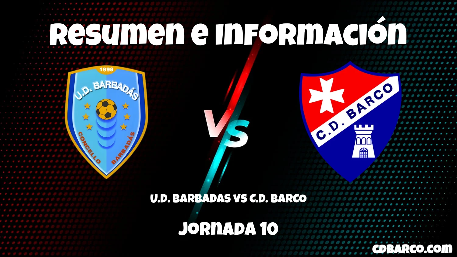 Imagen de caratula de seríe U.D. BARBADAS vs C.D. BARCO